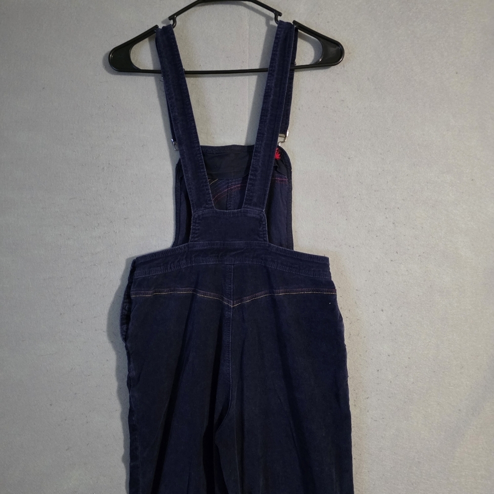 Modcloth Womens Rainbow With Me Corduroy Denim Overalls Size 8 - Picture 9 of 10